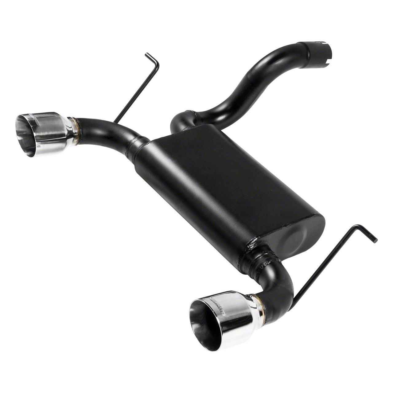 Flowmaster Jeep Wrangler Force II Axle-Back Exhaust with Polished Tips ...