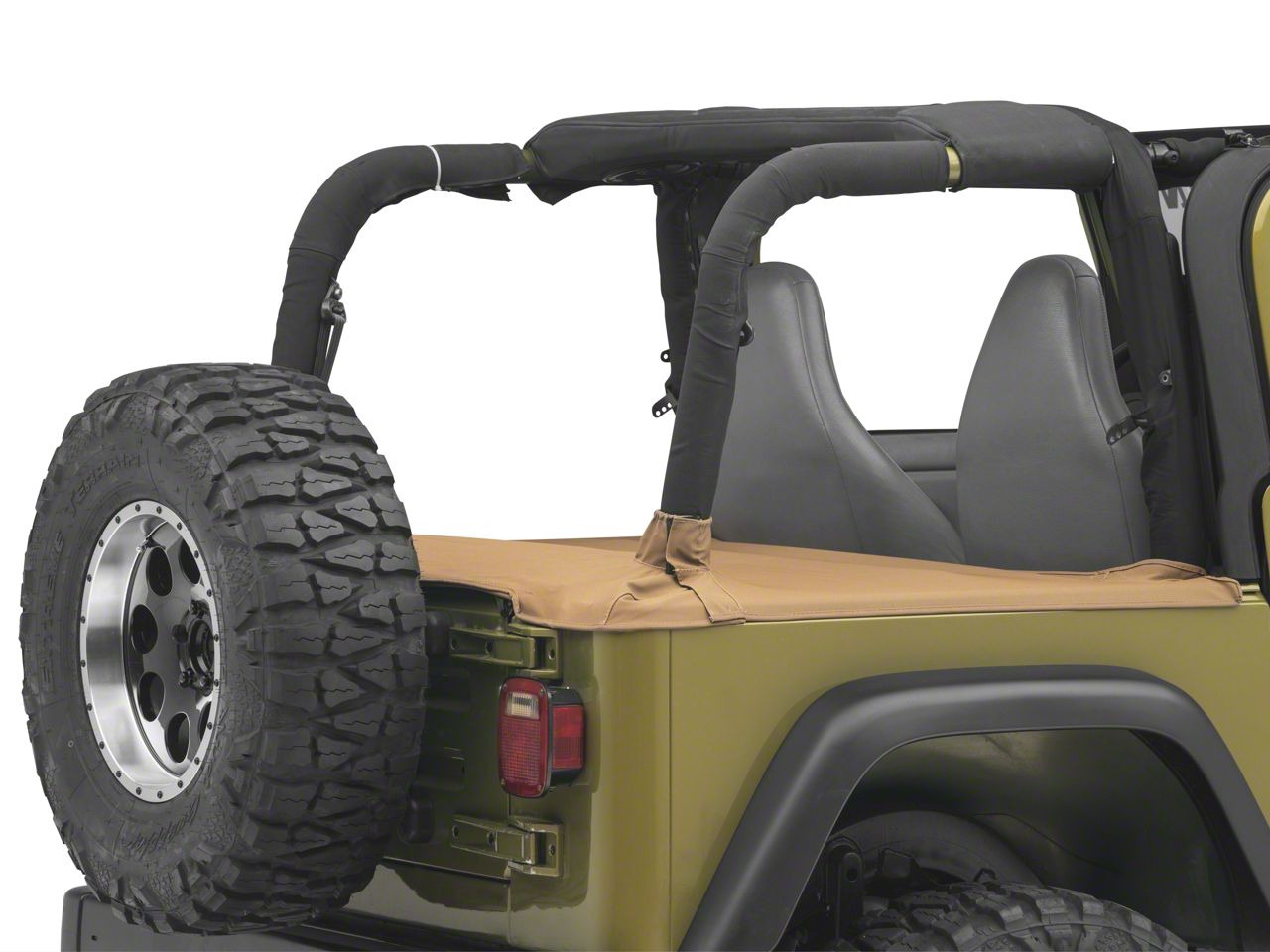 Dark Forest Jeep Wrangler Tonneau Cover Denim Spice J126529 97 06 Jeep Wrangler Tj Excluding Unlimited