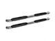 Pro Traxx 4-Inch Oval Side Step Bars; Stainless Steel (18-24 Jeep Wrangler JL 4-Door)