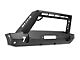 WJ2 Stubby Front Bumper with LED Light Bar Mount; Textured Black (20-24 Jeep Gladiator JT)
