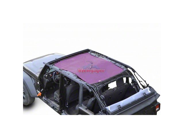 Steinjager Teddy Top Full Length Solar Screen Cover; Mauve (18-24 Jeep Wrangler JL 4-Door)