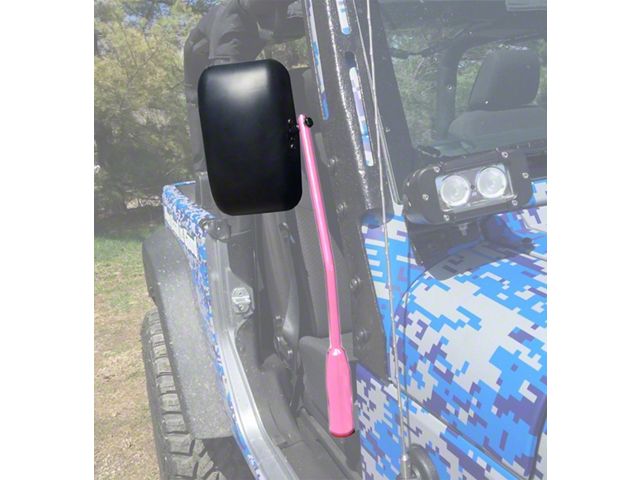 Steinjager Door Hinge Mounted Mirrors; Pinky (18-24 Jeep Wrangler JL)