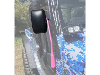 Steinjager Door Hinge Mounted Mirrors; Pinky (18-24 Jeep Wrangler JL)