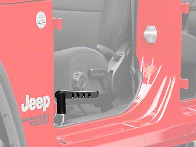 Steinjager Jeep Wrangler Stationary Foot Pegs; Black J0048043 (18-23 Jeep  Wrangler JL) - Free Shipping