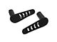 Steinjager Stationary Foot Pegs; Texturized Black (18-24 Jeep Wrangler JL)