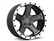 Rovos Wheels Tenere Charcoal with Machined Lip Wheel; 17x9 (18-24 Jeep Wrangler JL)