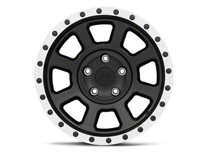 Rovos Wheels Kalahari Matte Black with Machined Lip Wheel; 17x9 (05-10 Jeep Grand Cherokee WK, Excluding SRT8)