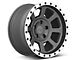 Rovos Wheels Kalahari Charcoal with Machined Lip Wheel; 17x9 (05-10 Jeep Grand Cherokee WK, Excluding SRT8)