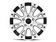 Rovos Wheels Karoo Clodd Black Machined Wheel; 17x9 (18-24 Jeep Wrangler JL)
