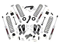 Rough Country 3.50-Inch Suspension Lift Kit with Control Arm Drop Brackets (07-18 Jeep Wrangler JK 4-Door)