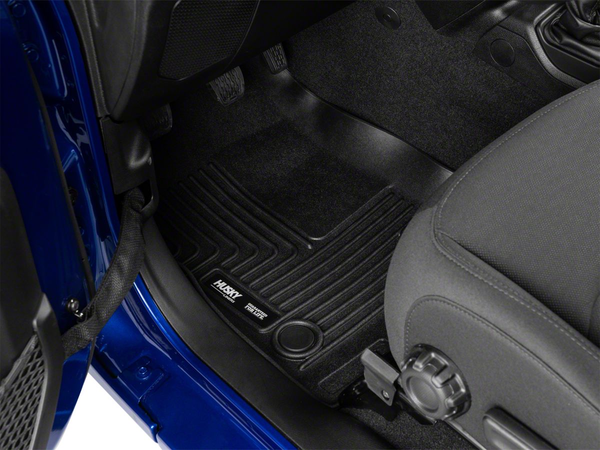 Husky Liners Jeep Wrangler X-Act Contour Front Floor Liners; Black 54531  (18-23 Jeep Wrangler JL) - Free Shipping