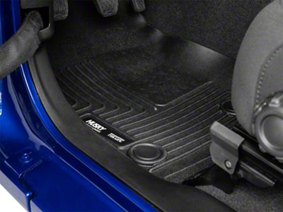 X-Act Contour Front Floor Liners; Black (20-24 Jeep Gladiator JT)