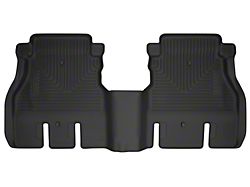 Husky Liners X-Act Contour Second Seat Floor Liner; Black (18-24 Jeep Wrangler JL 4-Door, Excluding 4xe)