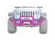 Steinjager Tube Front Bumper; Hot Pink (07-18 Jeep Wrangler JK)
