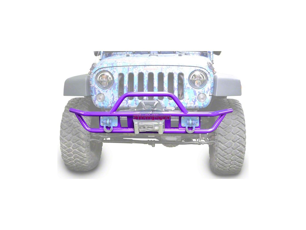 Steinjager Jeep Wrangler Tube Front Bumper; Sinbad Purple J0048131 (07-18 Jeep  Wrangler JK)