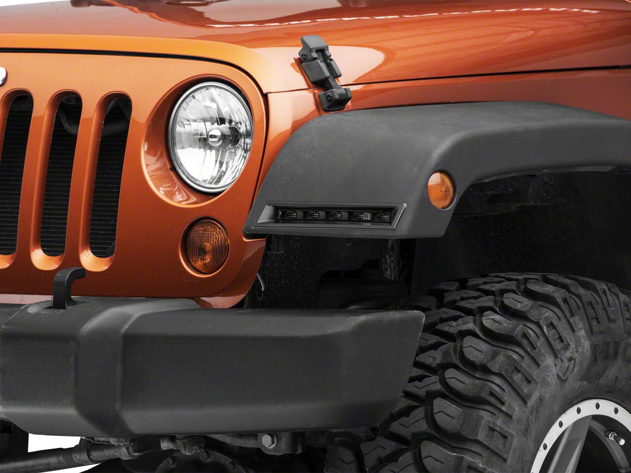 Jeep Wrangler JL Style LED Daytime Running Lights (07-18 Jeep Wrangler JK)  Free Shipping