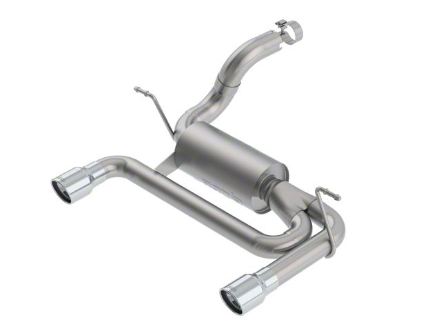 Borla S-Type Axle-Back Exhaust with Polished Tips (18-24 3.6L Jeep Wrangler JL)