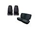 Rugged Ridge Front and Rear Seat Covers; Black (87-90 Jeep Wrangler YJ)