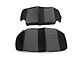 Rugged Ridge Front and Rear Seat Covers; Black/Gray (97-06 Jeep Wrangler TJ)