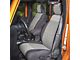 Rugged Ridge Front and Rear Seat Covers; Black/Gray (07-18 Jeep Wrangler JK 2-Door)