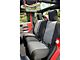 Rugged Ridge Front and Rear Seat Covers; Black/Gray (07-18 Jeep Wrangler JK 4-Door)