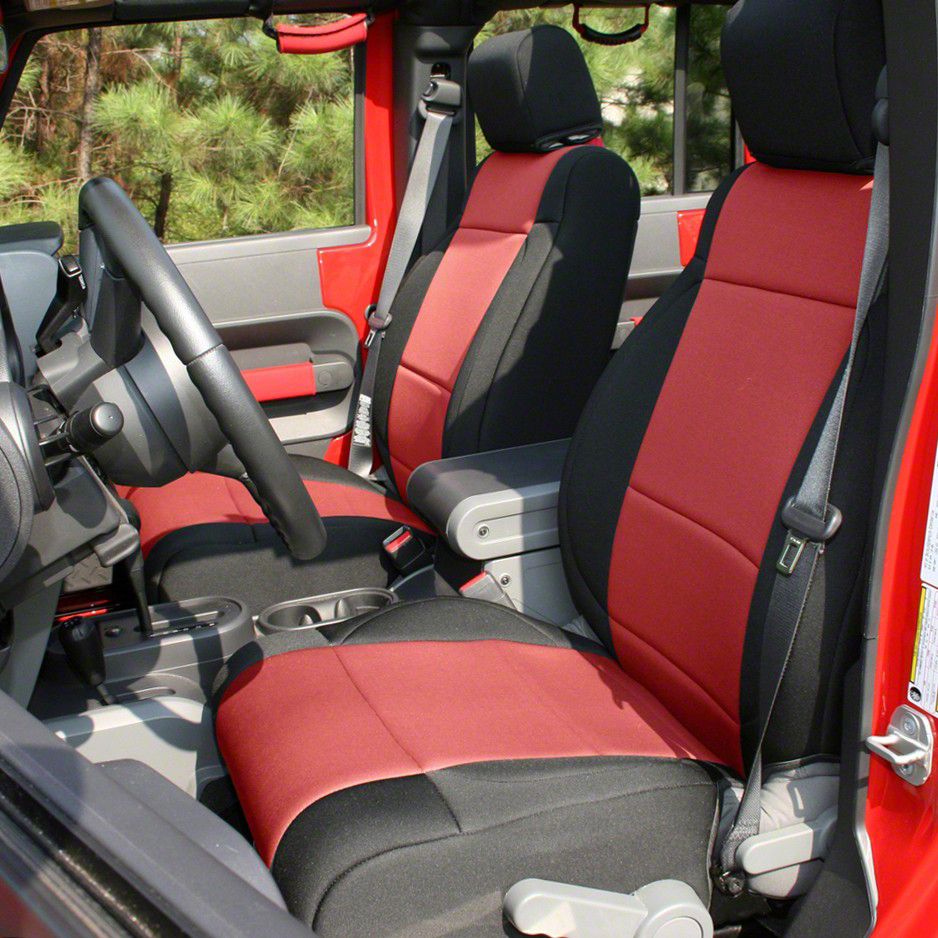 all red seat covers