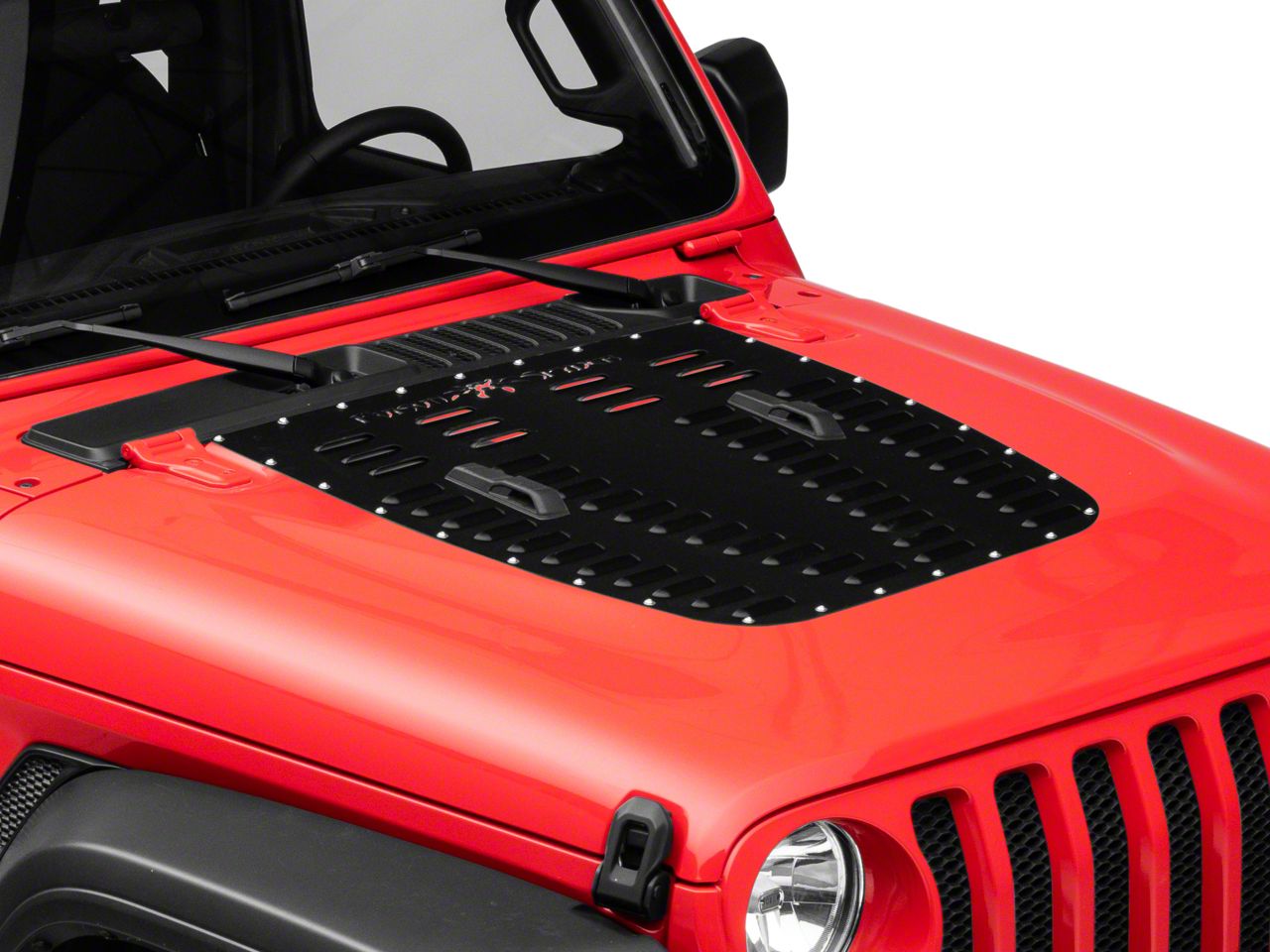 Poison Spyder Jeep Gladiator Hood Louver; SpyderShell Armor Coat 19-53 ...