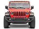T-REX Grilles Billet Series Round Grille Insert; Black (18-23 Jeep Wrangler JL w/o TrailCam, Excluding Rubicon 392)