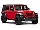 T-REX Grilles Torch Series Grille Insert with Chrome Studs and LED Lights; Black (18-23 Jeep Wrangler JL w/o TrailCam, Excluding Rubicon 392)