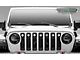 T-REX Grilles Stealth Torch Series Grille Insert with LED Lights; Black (18-23 Jeep Wrangler JL w/o TrailCam, Excluding Rubicon 392)