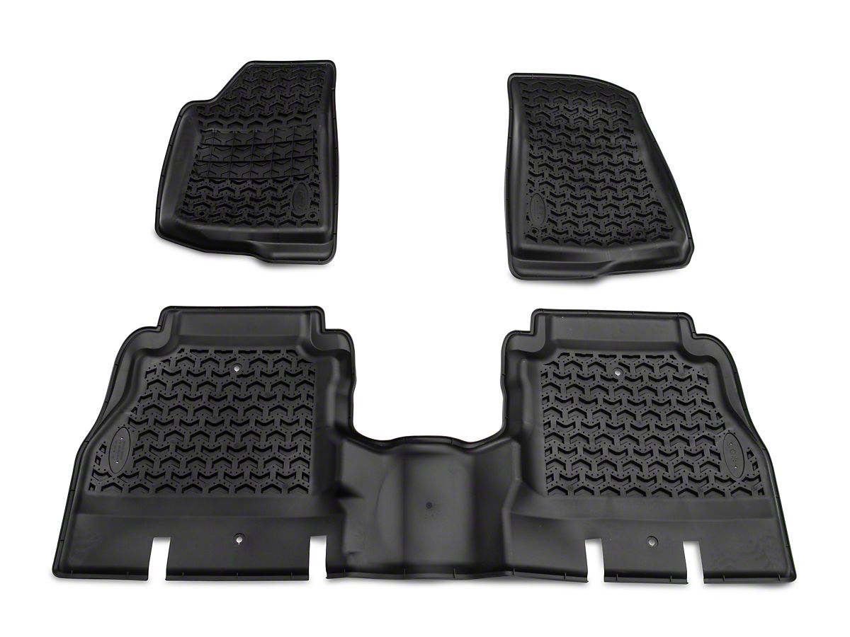 Rugged Ridge Jeep Wrangler All Terrain Front Rear Floor Mats