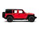 DV8 Offroad Tubular Rock Slider Steps; Black (18-23 Jeep Wrangler JL 4-Door)