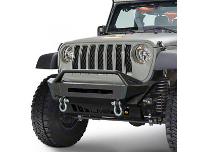 DV8 Offroad Stubby Front Bumper with Bull Bar (20-23 Jeep Gladiator JT)