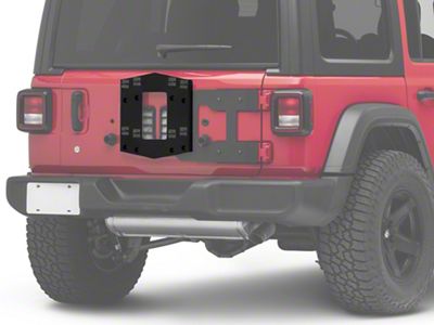 RedRock HD Tailgate Mounted Tire Carrier (18-23 Jeep Wrangler JL)