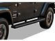 4-Inch iStep Running Boards; Black (18-24 Jeep Wrangler JL 4-Door)