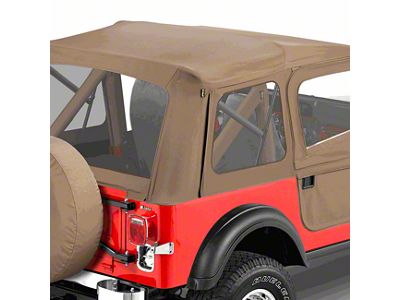 Bestop Supertop Classic Replacement Skins with Clear Windows; Spice (76-95 Jeep CJ7 & Wrangler YJ)