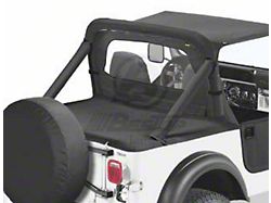Bestop Sport Bar Covers; Black Denim (87-90 Jeep Wrangler YJ)