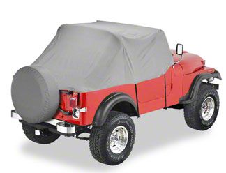 Bestop Jeep Wrangler All-Weather Trail Cover - Charcoal 8103509 (87-91