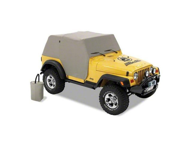 Bestop All-Weather Trail Cover; Charcoal (92-05 Jeep Wrangler YJ)