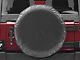 Spare Tire Cover; Solid Black (66-18 Jeep CJ5, CJ7, Wrangler YJ, TJ & JK)