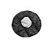 Spare Tire Cover; Solid Black (66-18 Jeep CJ5, CJ7, Wrangler YJ, TJ & JK)