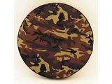 Spare Tire Cover with Camera Port; Camouflage (18-23 Jeep Wrangler JL)