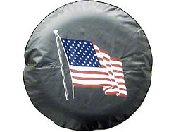 American Flag Spare Tire Cover (66-18 Jeep CJ5, CJ7, Wrangler YJ, TJ & JK)