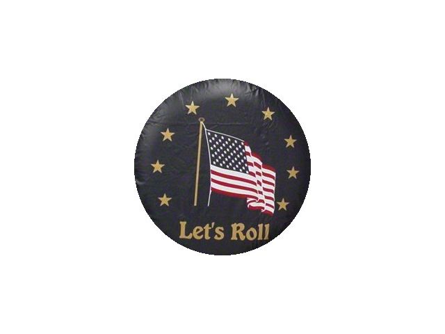 Let's Roll Spare Tire Cover with Camera Port; Navy (18-24 Jeep Wrangler JL)