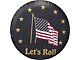 Let's Roll Spare Tire Cover with Camera Port; Black (18-24 Jeep Wrangler JL)