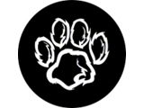 Dog Paw Print Spare Tire Cover with Camera Port (18-26 Jeep Wrangler JL)