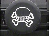 Jeep Skull and Crossbones Spare Tire Cover (66-18 Jeep CJ5, CJ7, Wrangler YJ, TJ & JK)