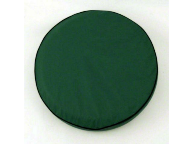 Spare Tire Cover with Camera Port; Solid Green (18-24 Jeep Wrangler JL)