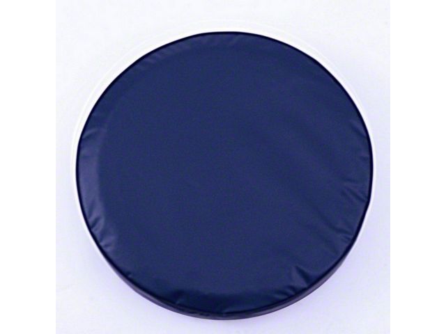 Spare Tire Cover with Camera Port; Solid Navy Blue (21-24 Bronco)