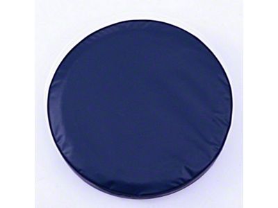 Spare Tire Cover with Camera Port; Solid Navy Blue (18-24 Jeep Wrangler JL)